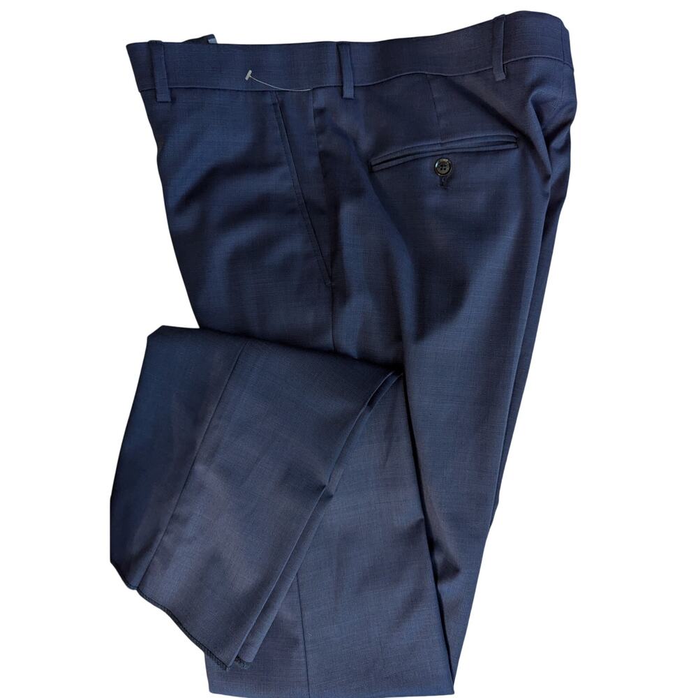Tommy Hilfiger Lowen Navy Blue Slacks Dress Pants Mens Size 34 - Picture 8 of 11
